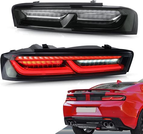 Amazon.com: VLAND LED Tail Lights Compatible For 5th gen Chevy Camaro ...