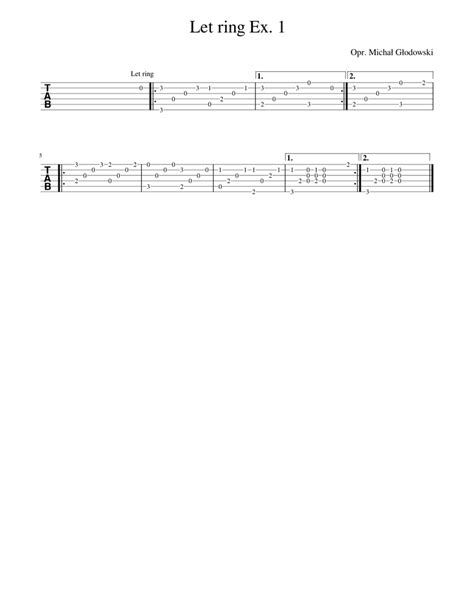 Image result for MuseScore Let Ring