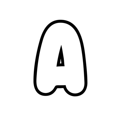 Bubble Letters Alphabet