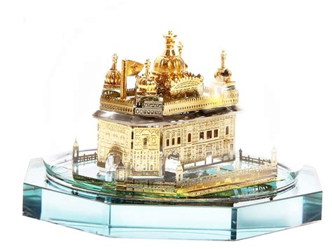 Golden Temple Gold Plated Crystal Glass Sri Harmandir Sahib I ...