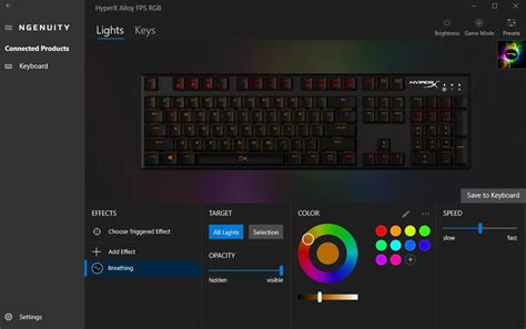 Image result for HyperX Core RGB Keyboard Software