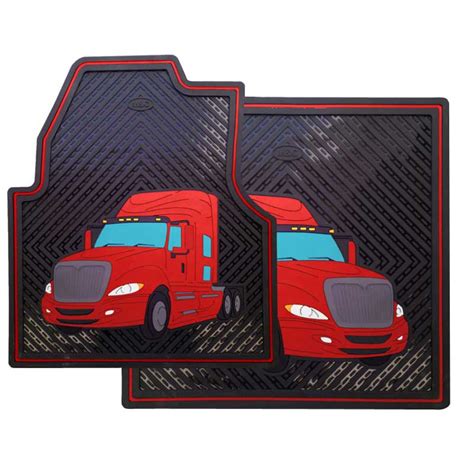 Peterbilt 379 Rubber Floor Mats - Raney's Truck Parts