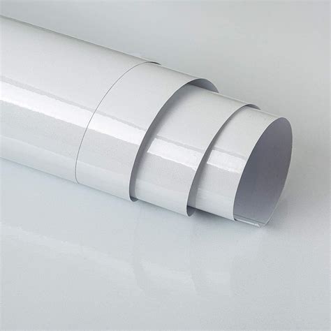 White Glossy Contact Paper Glitter Wallpaper - Peel India | Ubuy