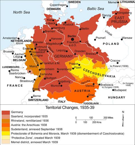 Map of German Expansion just before WWII [1800x1943] : MapPorn