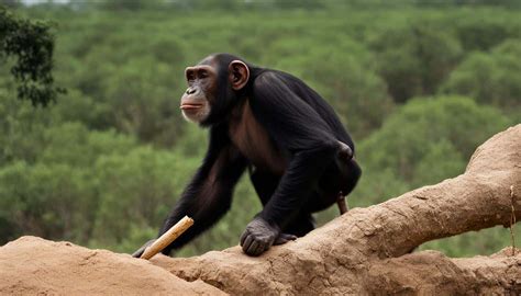 Image result for Chimpanzee Using Tools