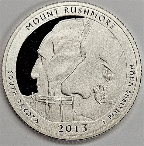 2013-S Mount Rushmore National Memorial, SD Quarter Superb Brilliant ...