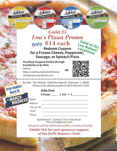Lou Malnati's Spring Fundraiser
