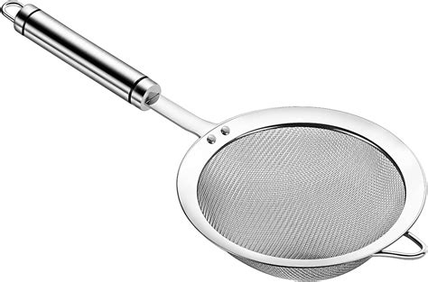 Amazon.com: AOWOTO 4.72 inches 304 Stainless Steel Fine Mesh Strainers ...