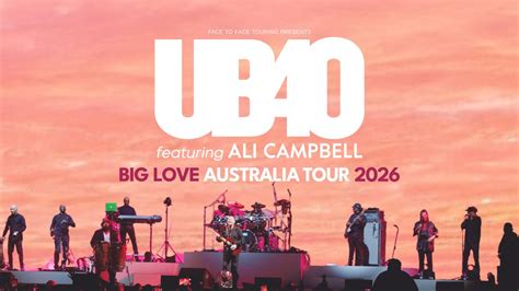 UB40 Featuring Ali Campbell | BIG LOVE TOUR AUSTRALIA 2026, The Star ...