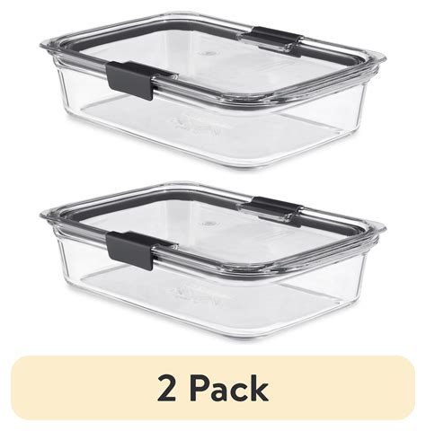 Rubbermaid Brilliance Glass Food Storage Container 8-Cup - Walmart.com