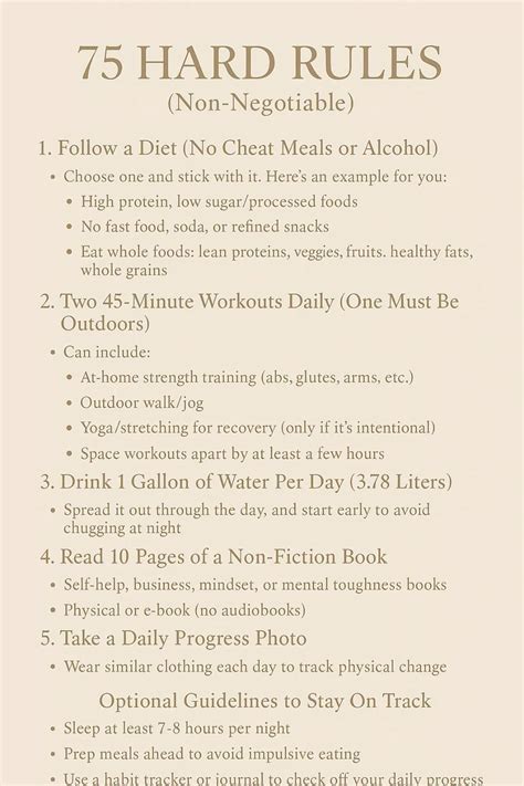 Best 12 The 75 Hard Challenge Rules: How to Get Started – Artofit