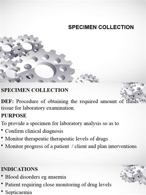 Specimen Collection | PDF | Syringe | Vein