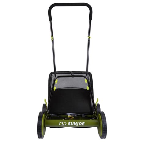 Sun Joe 18" Manual Reel Mower with Grass Catcher | HSN