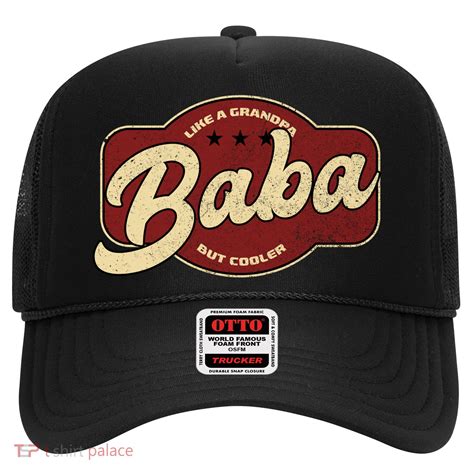 Vintage Baba Like A Grandpa But Cooler Gift Baba Arabic Gift Hat ...