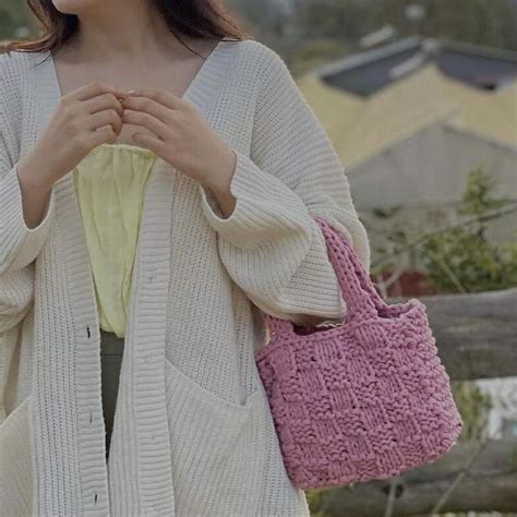 Knitting Handbag Tutorial 的图像结果
