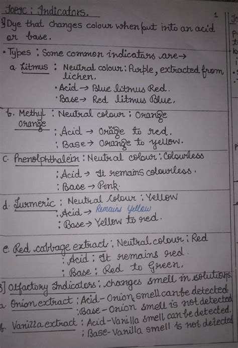 What are indicators ? Name any three indicators and the state the ...