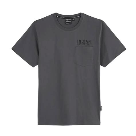 ポケット Tシャツ 半袖 インディアンモーターサイクル Indian Motorcycle グレー 2833273-M03 Mサイズ USA ...