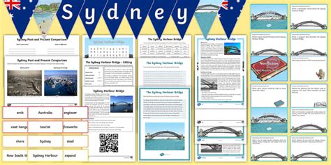 Sydney Harbour Bridge Upper Primary Resource Pack - Twinkl