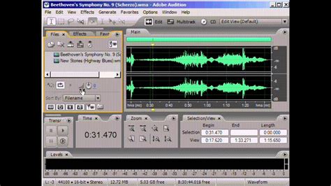 Видео уроки по Adobe Audition. Урок 1: Интерфейс программы - YouTube