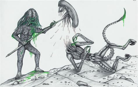 Predator vs Alien Writing Set 的图像结果