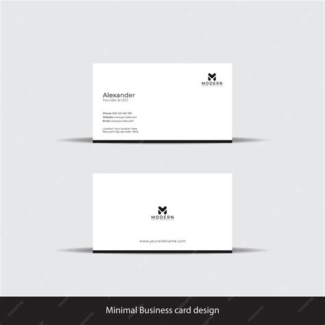 Simple Business Card Template 的图像结果