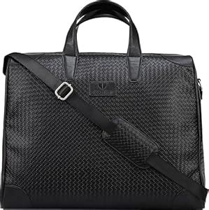 Buy Walrus Aristocrat Series Black Vegan Leather Luggage Bag with ...