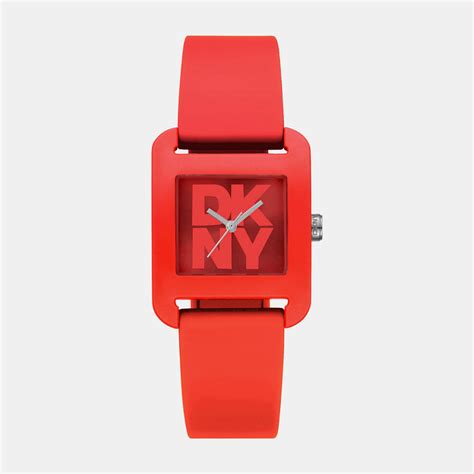 DKNY City Sport Women Red Silicone Watch DK1L002P0075 – Just In Time