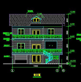 144平方米三层别墅建筑施工图免费下载 - 别墅图纸 - 土木工程网