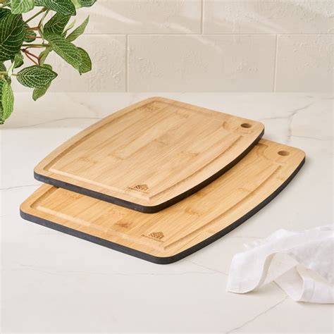 Buy Spinel Perennial Set of 2 Bamboo Chopping Boards from Home Centre ...