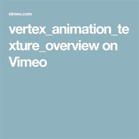 Image result for Vertex Animation