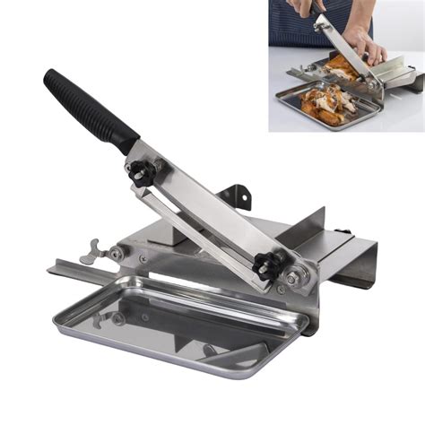 Amazon.com: 10inch Manual Meat Slicer - Heavy Duty Slicing Machine for ...