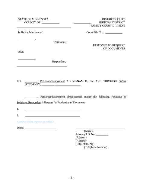 discovery request documents Doc Template | pdfFiller