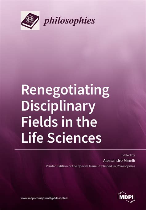 Renegotiating Disciplinary Fields in the Life Sciences | MDPI Books