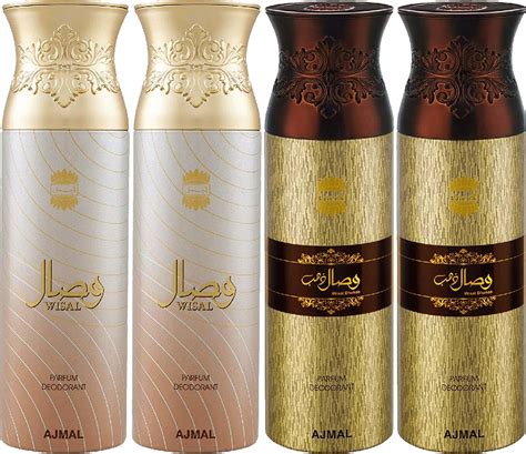Buy AJMAL WISAL DHAHAB & WISAL DEODORANT SPRAY FOR MEN & WOMEN (200 ML ...