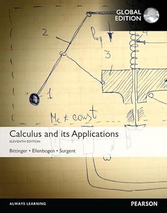 Buy Calculus And Its Applications, Global Edition Book Online at Low ...