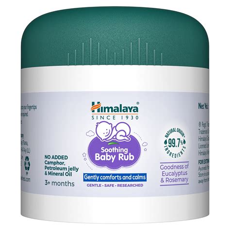 Buy Himalaya Soothing Baby Rub 15ml, 50ml – Himalaya Wellness (India)