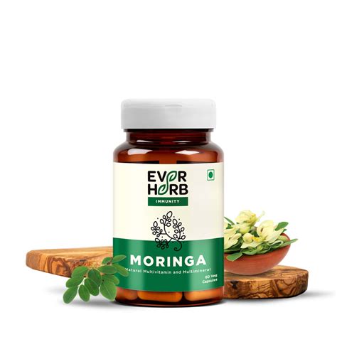 Buy EVERHERB MORINGA - IMMUNITY BOOSTER - NATURAL MULTIVITAMIN - BOTTLE ...