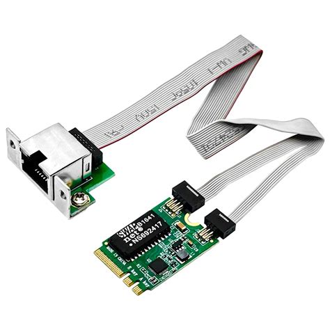 M.2 A+E Gigabit Network Interface RJ45 LAN 1000M RTL8111H Chip Ethernet ...