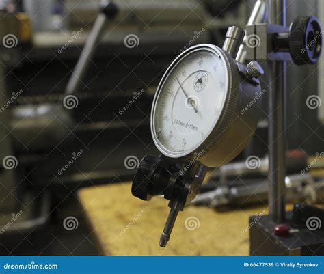 Measuring Precision Instruments Instrument Dial Indicator Stock Image ...