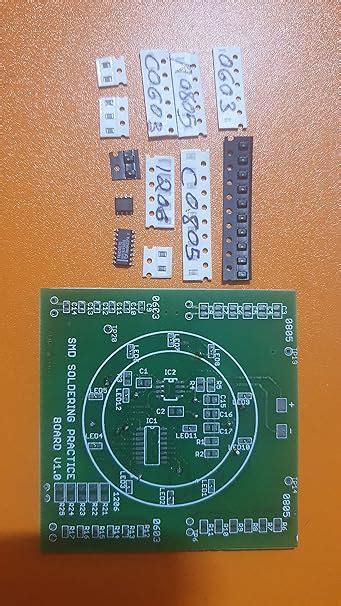 SMT SMD Component Welding Practice Board Soldering DIY Kit Resitor ...