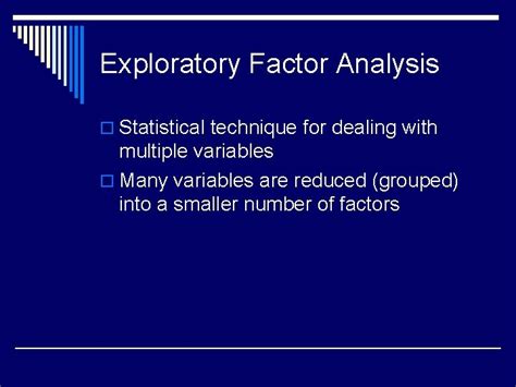 Exploratory Factor Analysis 的图像结果