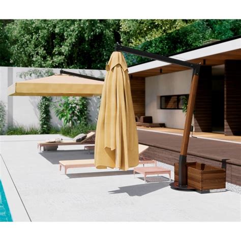 PARASOL DE DISEÑO HONOLULU CON MACETERO.