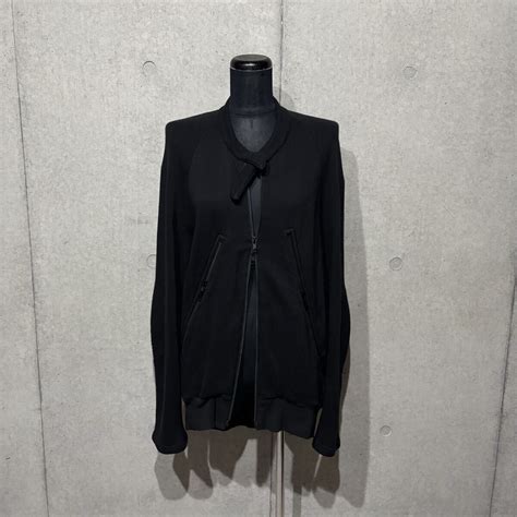 Yahoo!オークション - 2010s Ann Demeulemeester Full Zip Bomber Moto...