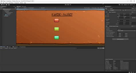 Grid Layout in Unity 的图像结果