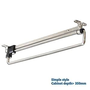Buy Wardrobe Hang Hanging Rod/Metal Telescopic Hanging Clothes Rod ...