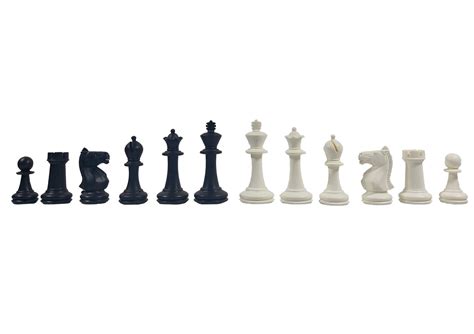 Gambol Weighted Chess Pieces 1KG (white)
