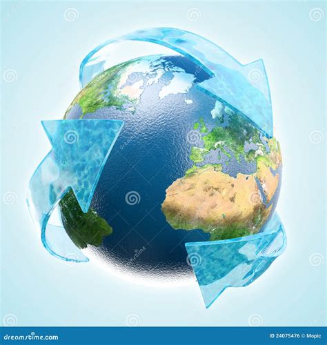 Renewable water stock illustration. Illustration of globe - 24075476