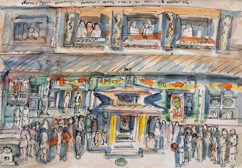 Kathmandu (Nepal) - Benode Behari Mukherjee - Bengal School Art ...