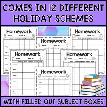 Framework for Holiday Homework 的图像结果