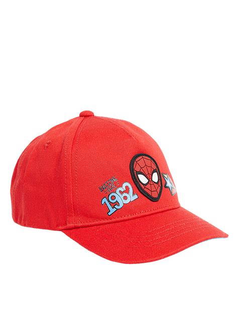 Buy Kids’ Pure Cotton Spider-Man™ Cap at Marks & Spencer